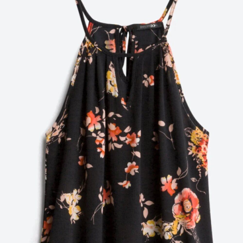 Stichfix Papermoon Barita Keyhole Blouse XLP | Black NWT